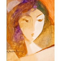 Mansur Aye, 16 x 20 Inch, Acrylic on Canvas, Figurative Painting, AC-MAY-015 Mansur Aye, 16 x 20 Inch, Acrylic on Canvas, Figurative Painting, AC-MAY-015